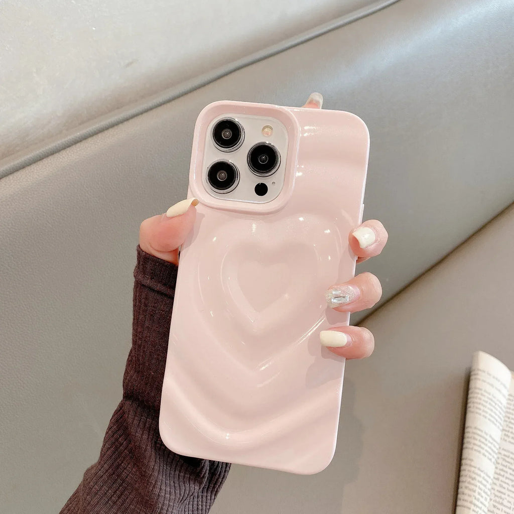 Love Wave Pleated iPhone Cover - Viexta
