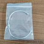 Stainless Steel Twisted Flower Button Love Bracelet - Viexta