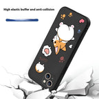 Corgi Cartoon Silicone Soft Cover iPhone Case - Viexta