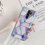 Plating Splice Marble Phone Cases for Samsung Note Series and Redmi - Viexta