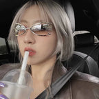 womens-fashion-cat-eye-hollow-sunglasses - Viexta