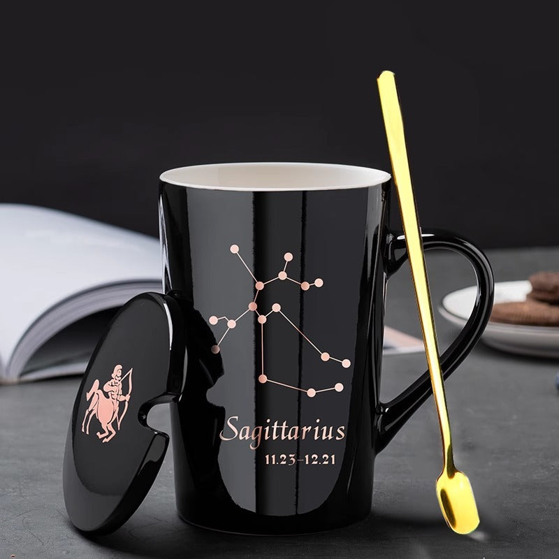 Twelve Constellation Ceramic Cup Set