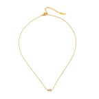 White Zircon 18K Necklace - Viexta
