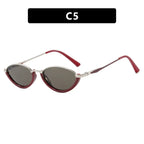 Metal Sun Protection Plain Sun Glasses - Viexta