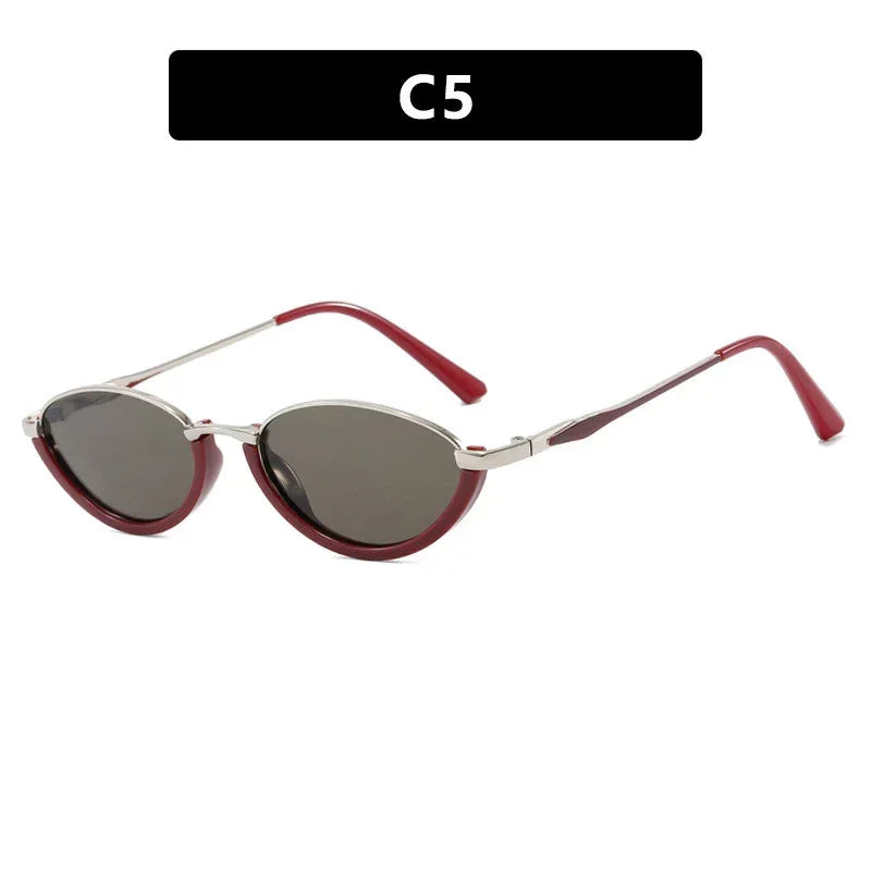 Metal Sun Protection Plain Sun Glasses - Viexta