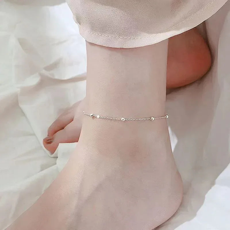 retro-multi-layer-tassel-anklet - Viexta
