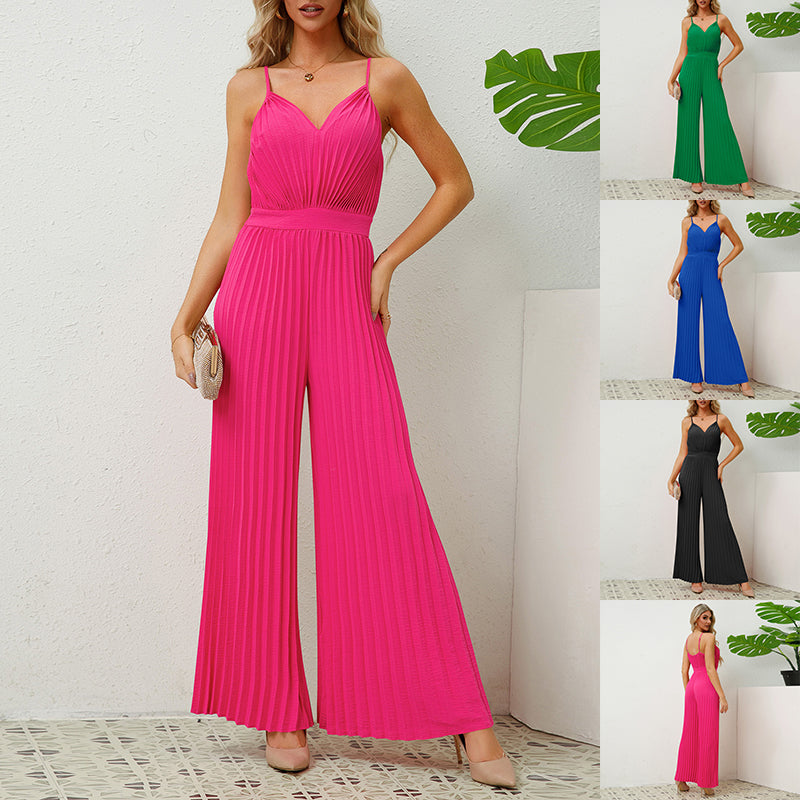 Pleated Jumpsuit