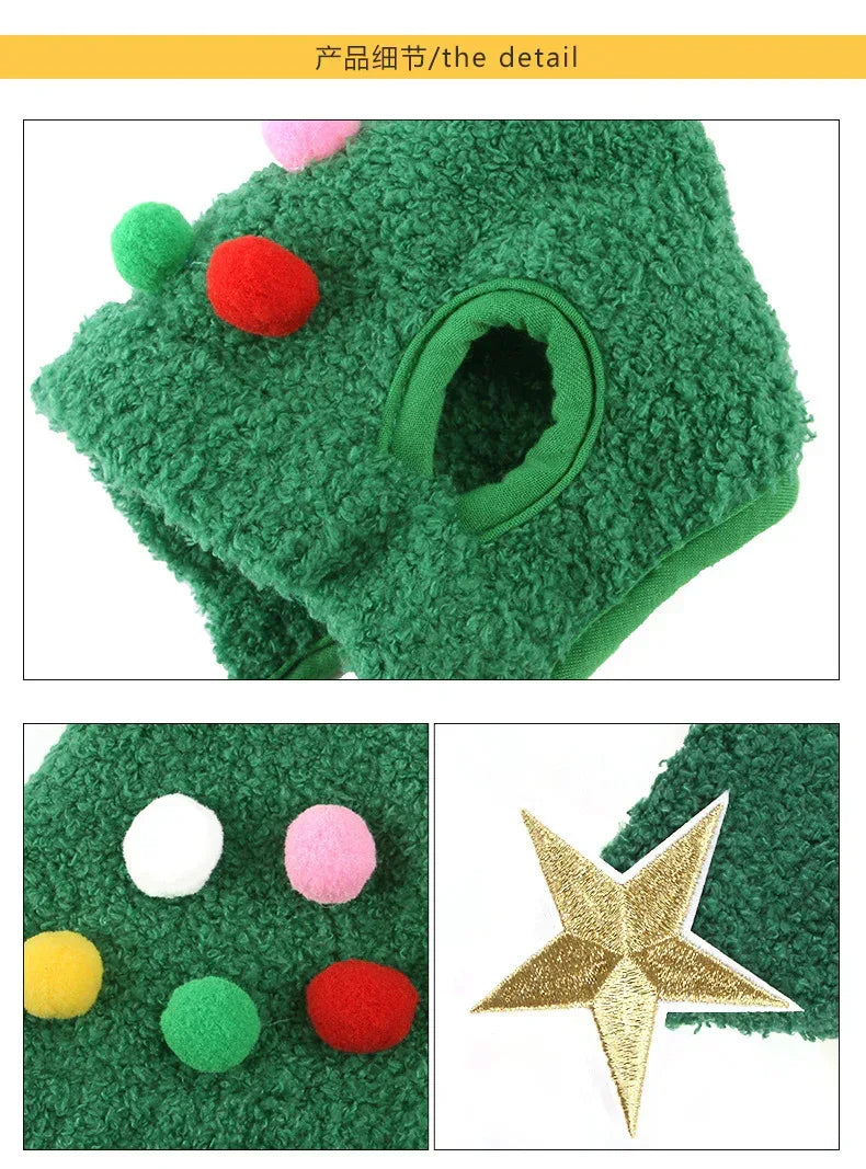 Pet Hat Christmas Tree Shape - Viexta