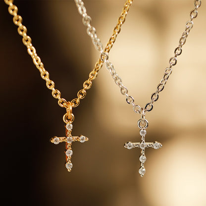 Cross Diamond Necklace