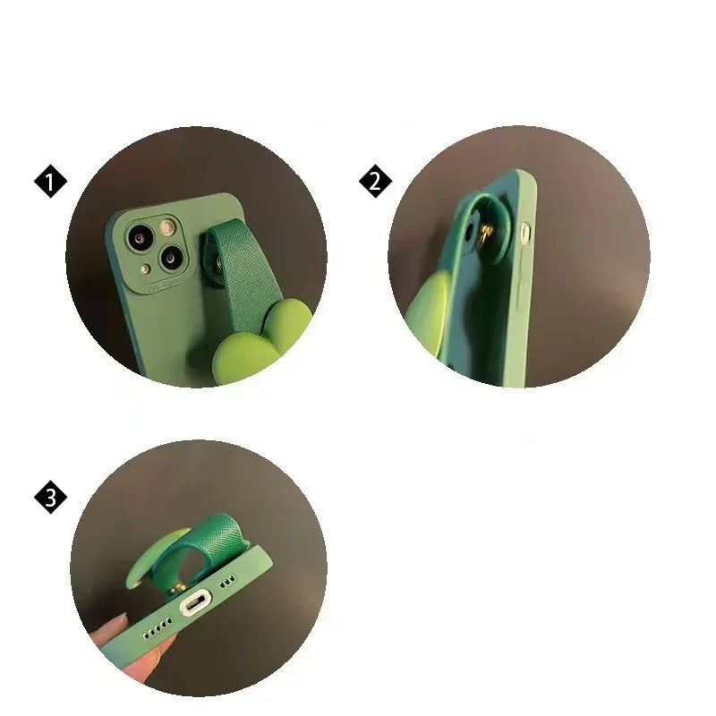 Fashion Minimalist iPhone Case Crossbody Strap Protector - Viexta