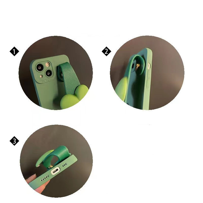 Fashion Minimalist iPhone Case Crossbody Strap Protector