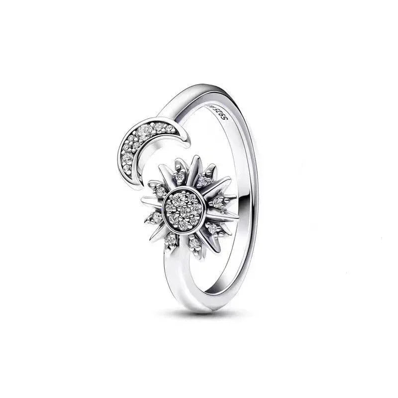 opening-adjustable-star-moon-ring - Viexta