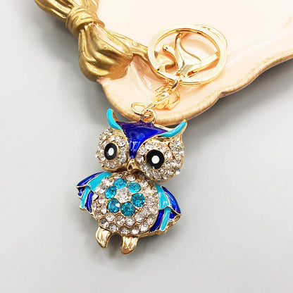 Owl Keychain Enamel Artware