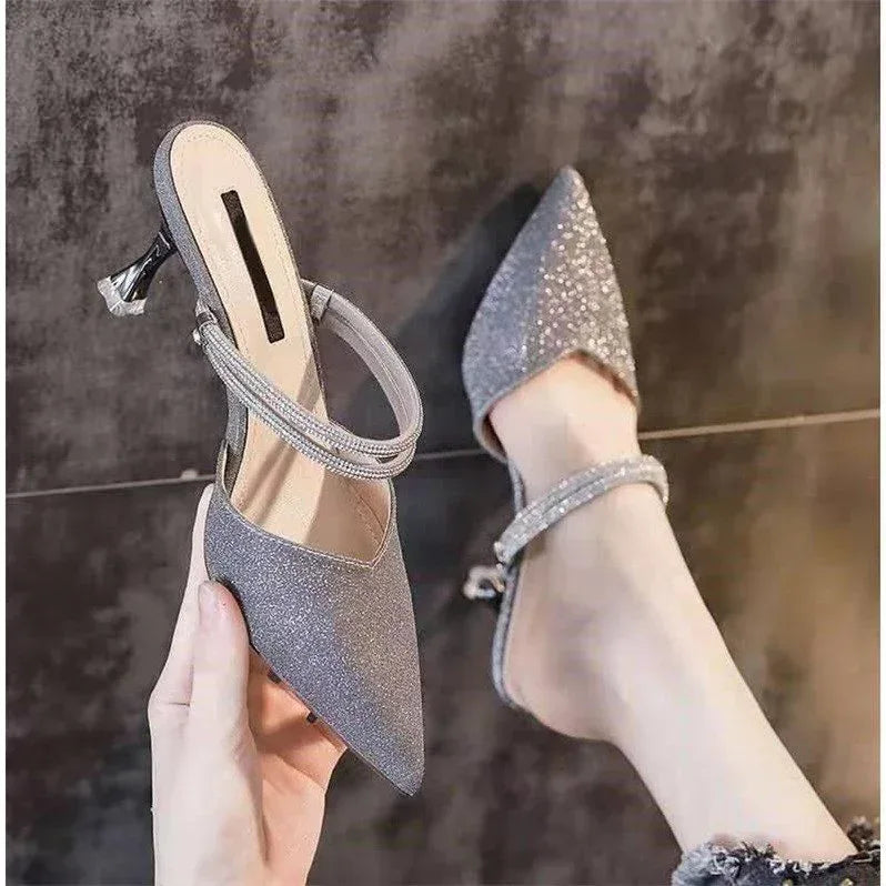 Baotou Sandals Women Stiletto Heels - Viexta