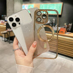 Magnetic Electroplating Soft Shell iPhone Case - Viexta