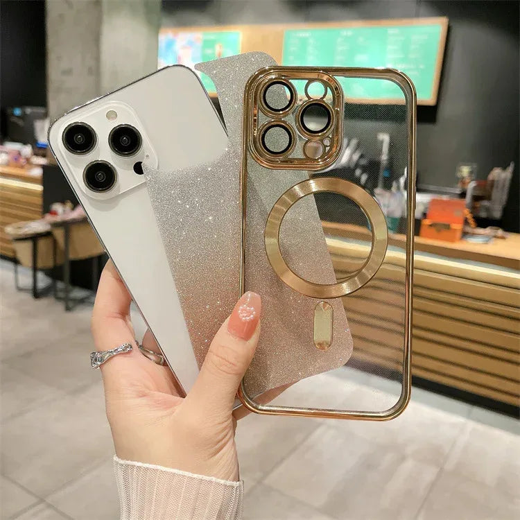 Magnetic Electroplating Soft Shell iPhone Case - Viexta