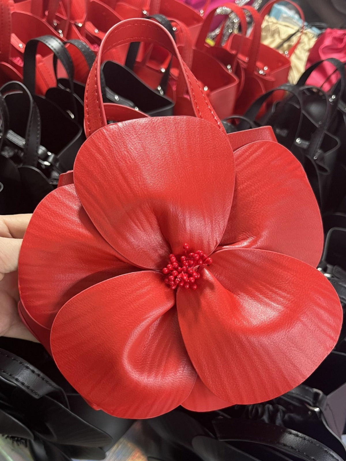 French Style Petal Flower Tote Bag