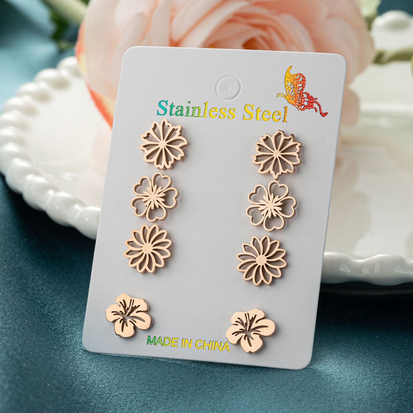 Simulation Stud Earrings