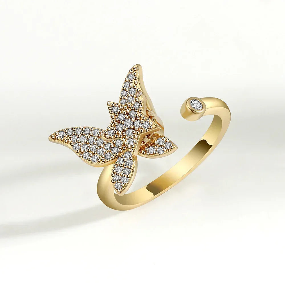 golden-butterfly-spinning-ring - Viexta