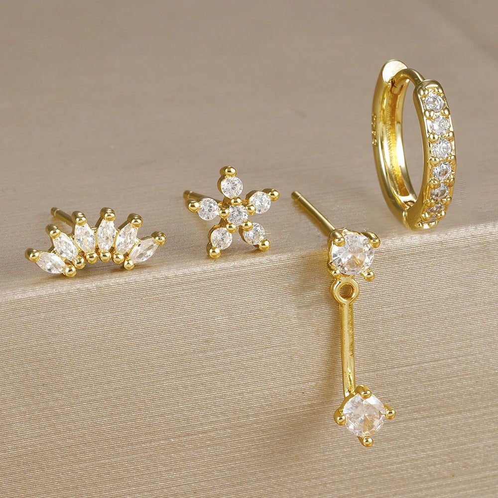 Zircon Stud Earrings