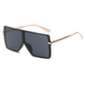 New Fashion One-Piece Square Sunglasses Women's Trendy Gradient Sunglasses Ins Style Trendy Sunglasses Men