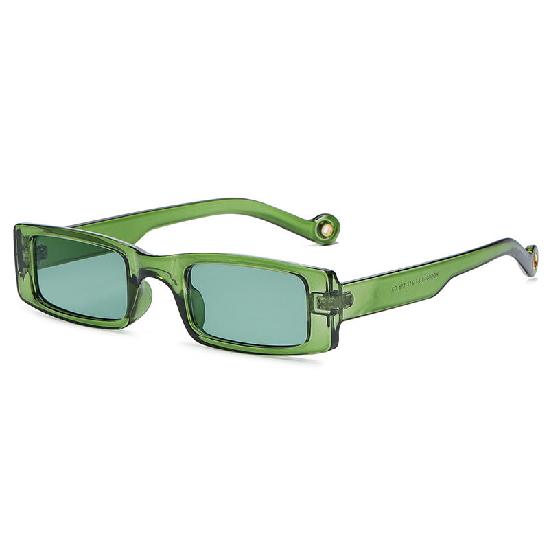 New Square Small Frame Sunglasses Men And Women Retro Street Shooting Sunglasses Hip Hop Trend Sunglasses