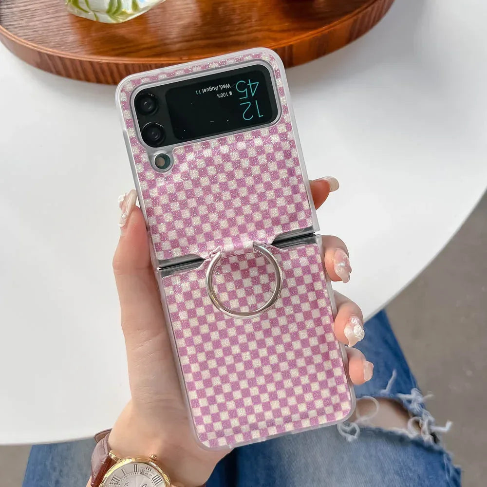 Foldable Screen Plaid Samsung Case - Viexta