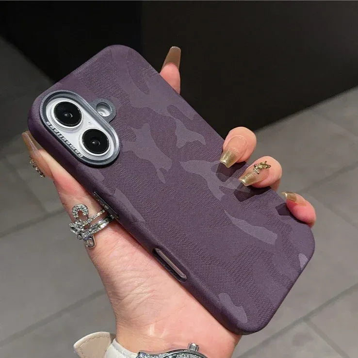 camouflage-leather-iphone-protective-cover - Viexta