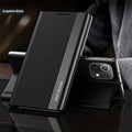 Electroplated Bracket Magnetic Window Holster iPhone case - Viexta
