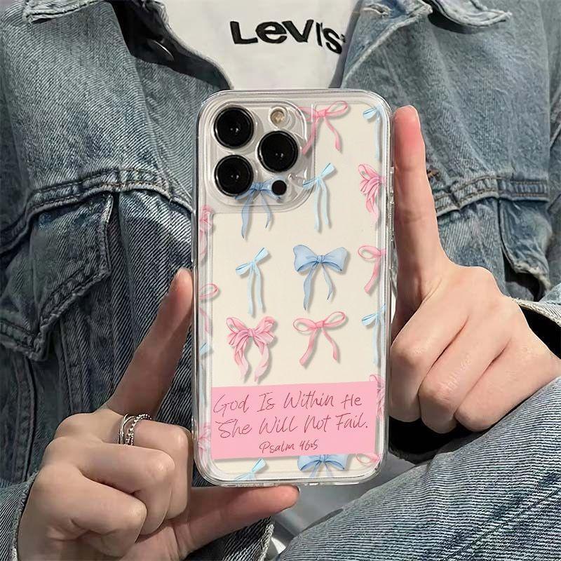 Bow-shaped English iPhone Cases - Viexta