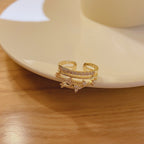 18k Micro-set Zircon Ring