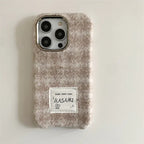 Niche Flannel Plaid iPhone Case - Viexta