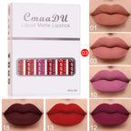 6 Boxes Of Matte Non-stick Waterproof Lipstick
