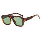 Single Bridge Large Frame Square Sunglasses - Viexta