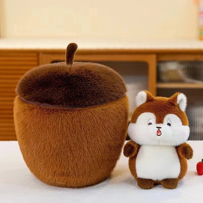 Acorn Squirrel Plush Toy