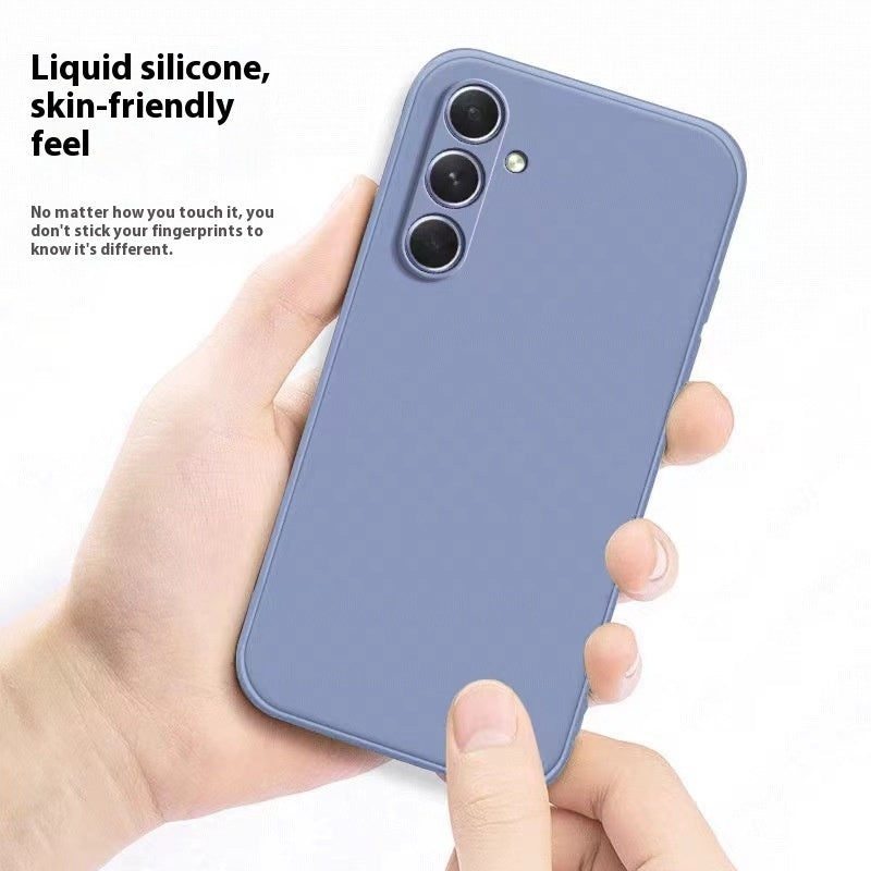 Anti-fall Silicone Transparent Lens Samsung Case