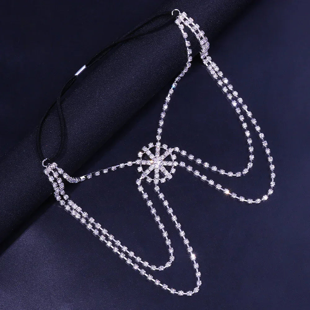 Shiny Snowflake Leg Chain - Viexta