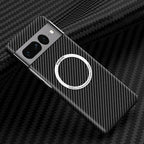 Wireless Charger PC Carbon Fiber Pattern Magnetic Pixel Case - Viexta