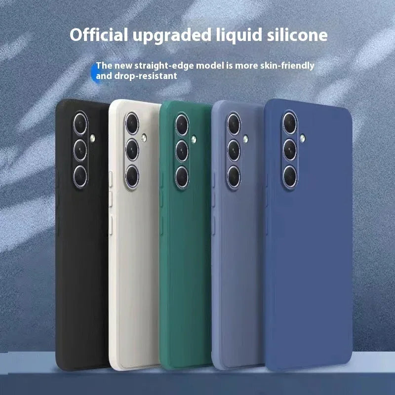 Anti-fall Silicone Transparent Lens Samsung Case - Viexta