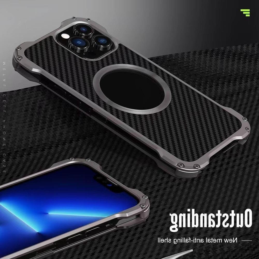 Metal Hollow Drop-resistant Protective Cover for IPhone - Viexta