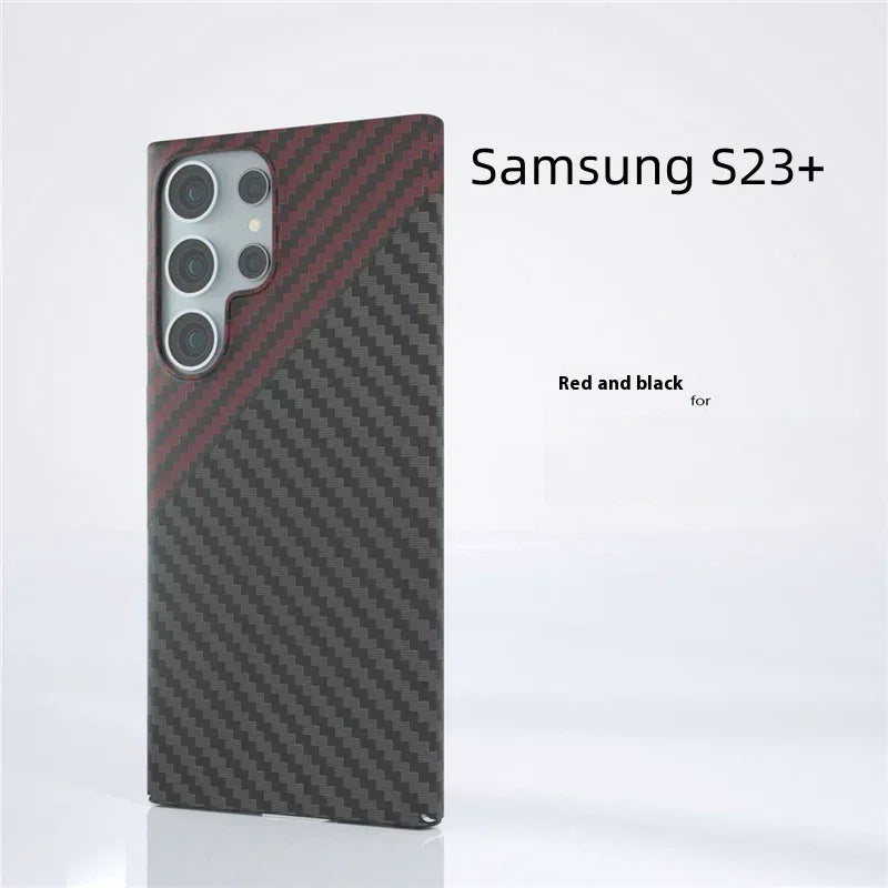 Carbon Fiber Hard Shell Samsung S Series Phone Case - Viexta
