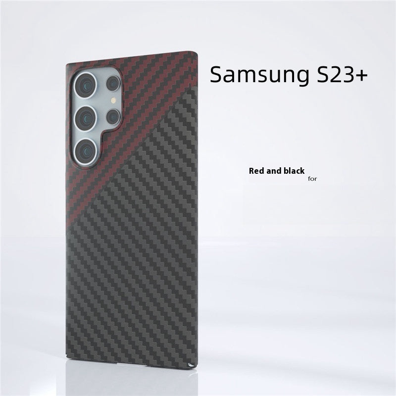 Carbon Fiber Hard Shell Samsung S Series Phone Case