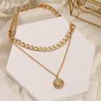 Bead Multilayer Arrow Necklace - Viexta