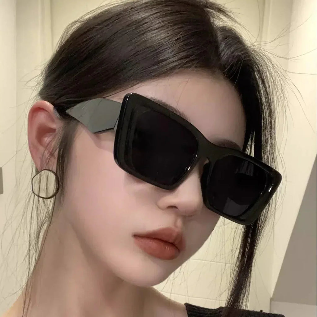 Retro Cat Eye Large Rim Sunglasses - Viexta