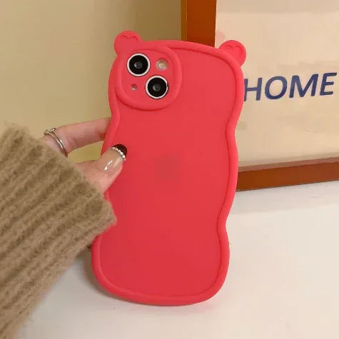 Solid Bear Ear Retro iPhone Case - Viexta
