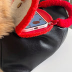 Fluffy Cute Flip-top Handbag iPhone Case - Viexta