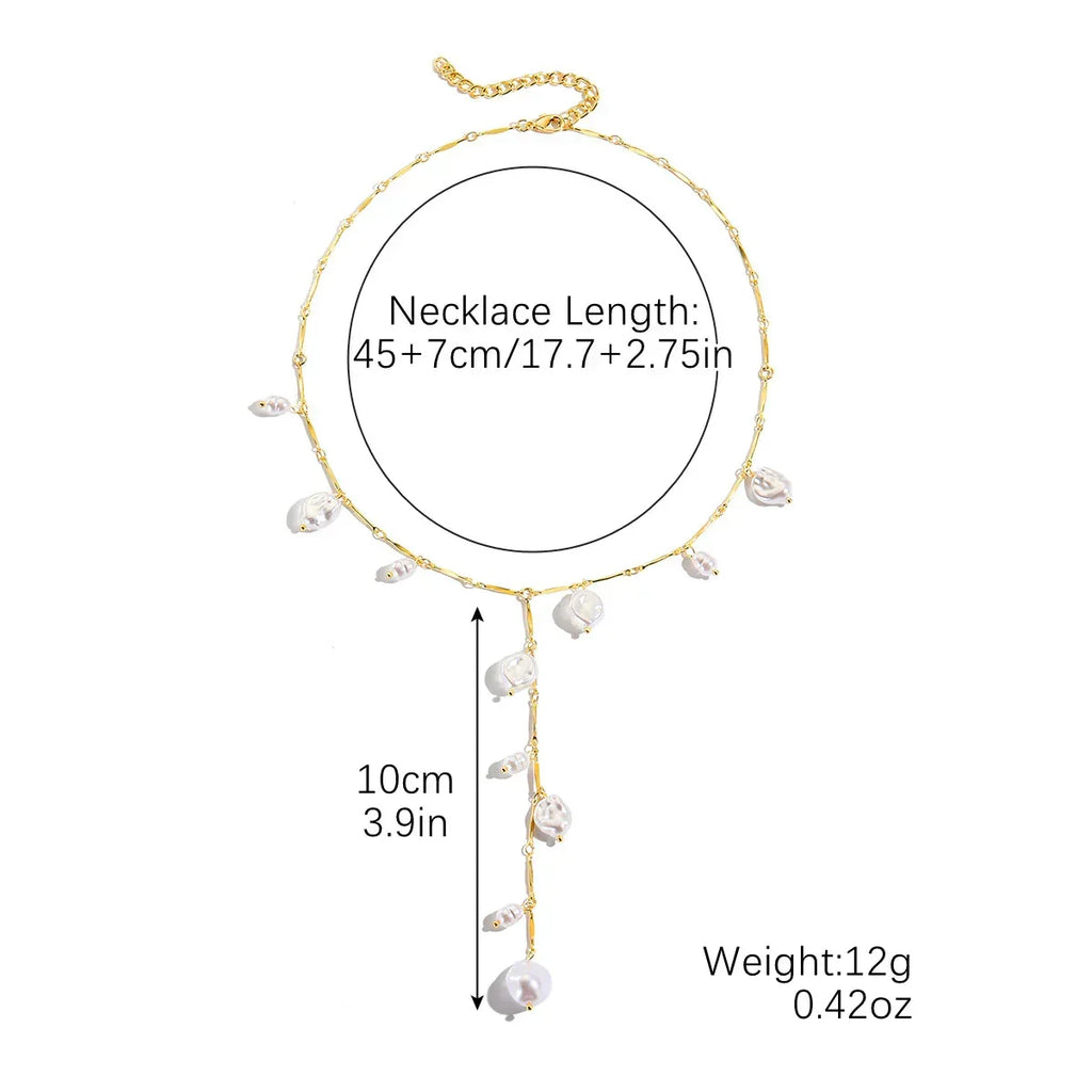 Light Luxury High-grade Long Pearl Chain - Viexta