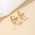 Summer Bowknot Small Cherry Versatile Earrings - Viexta