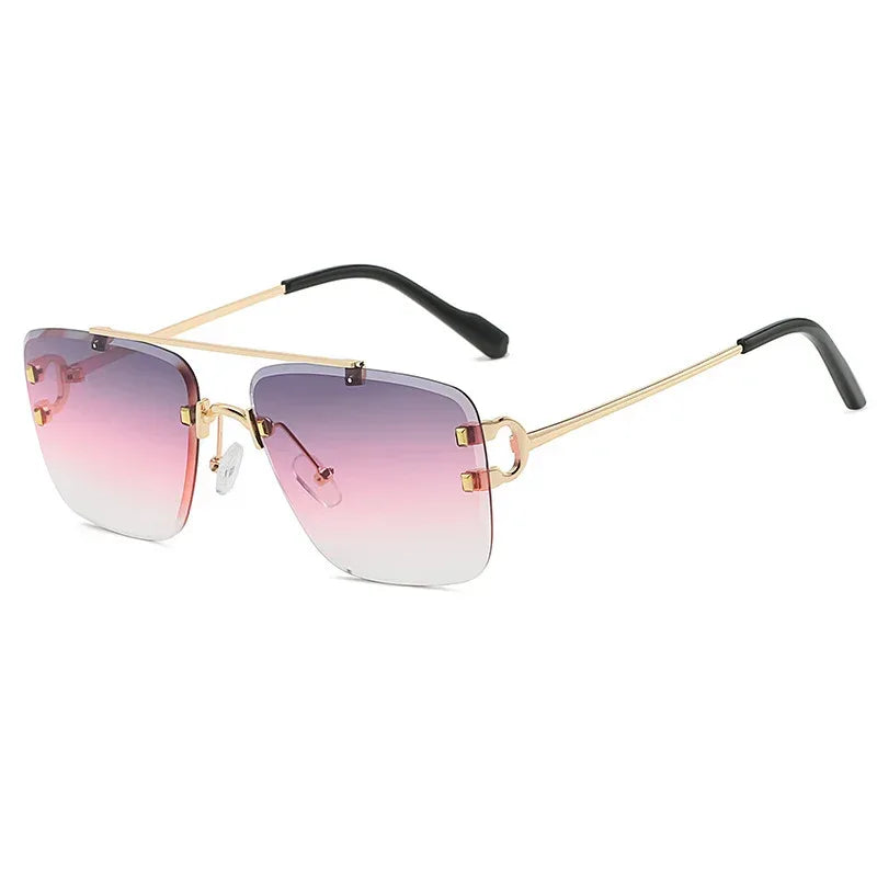 Fashion Simple Retro Square Sunglasses - Viexta