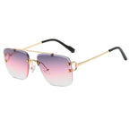 Fashion Simple Retro Square Sunglasses - Viexta